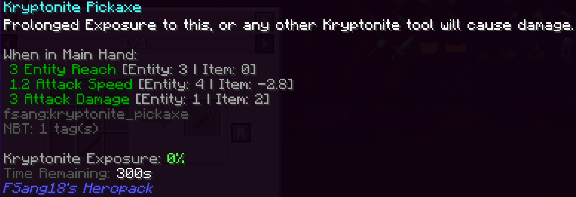 Kryptonite Pickaxe