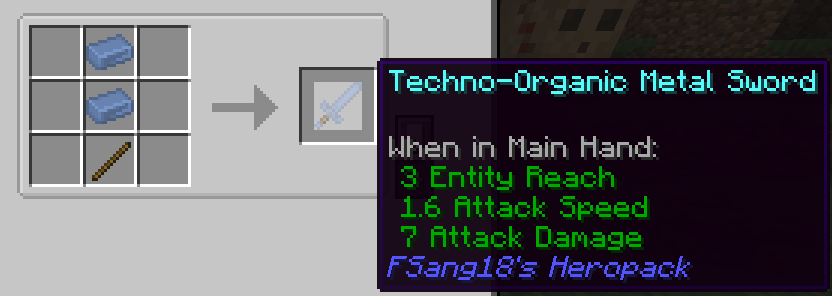 Techno-Organic Sword