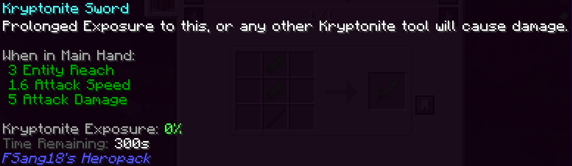 Kryptonite Sword